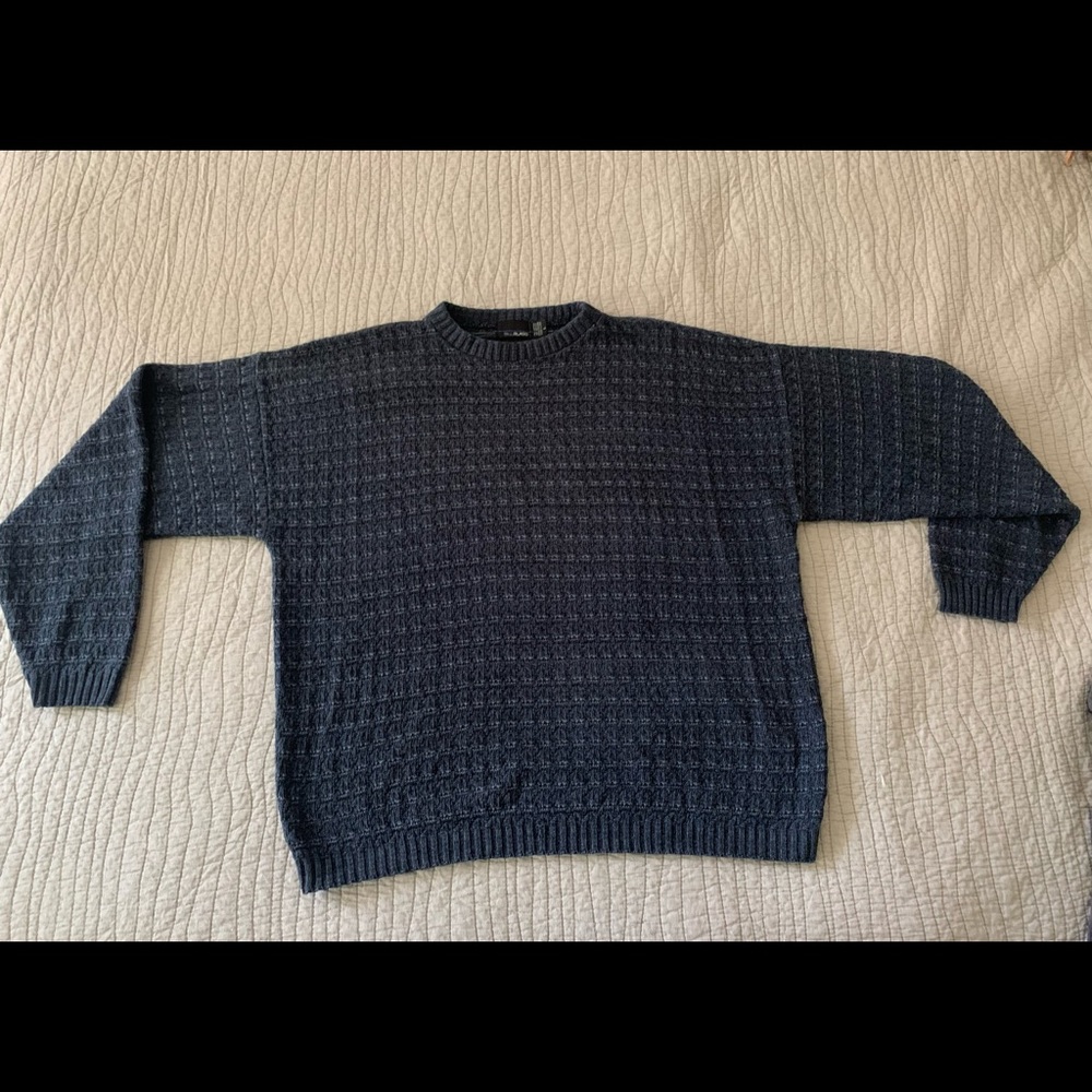 Cozy blue sweater